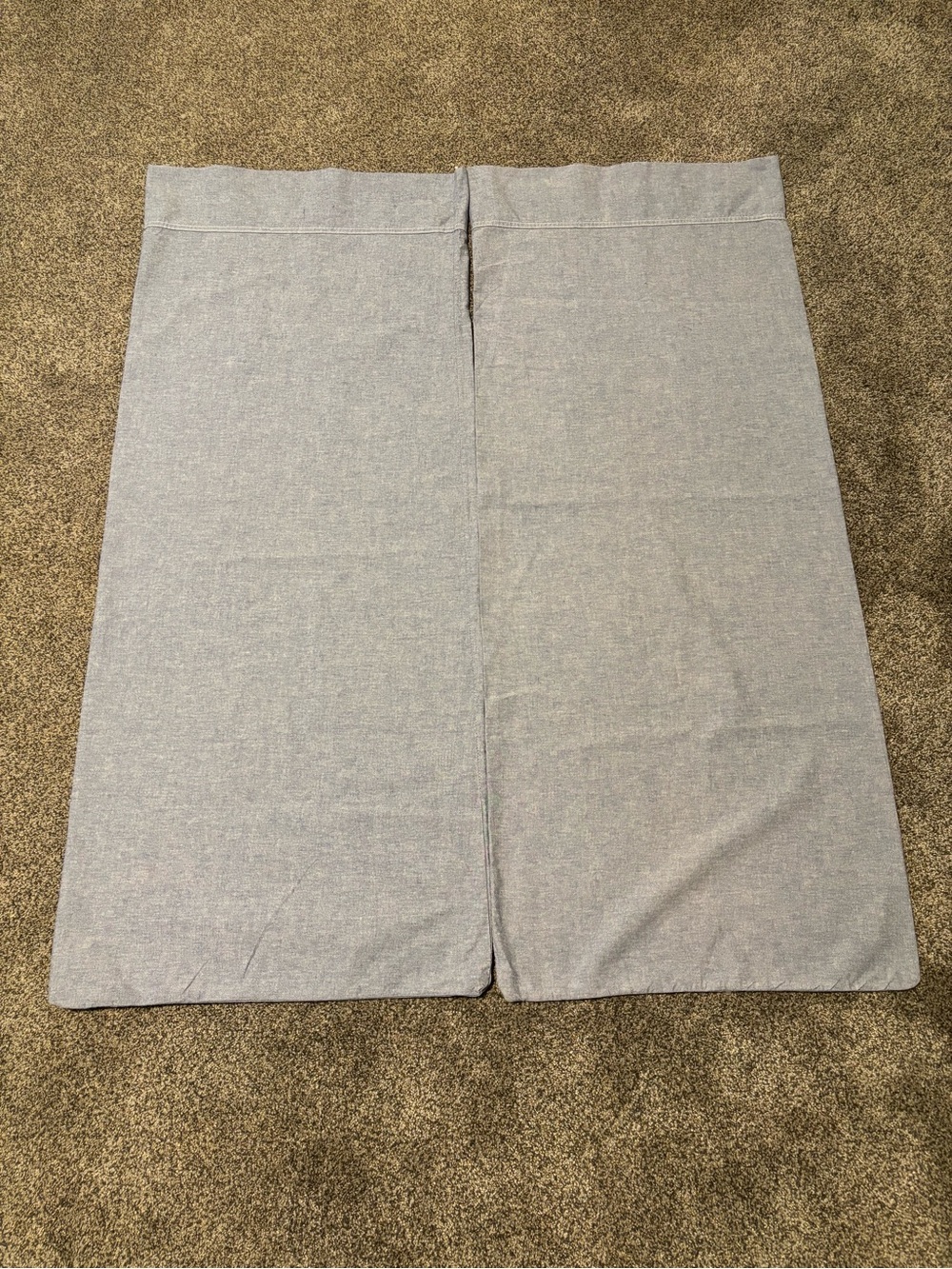 Vintage Ralph Lauren Chambray Cotton King Pillowcases - set of two